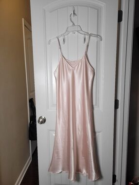 Slip Dress - Blush Pink. Size Medium